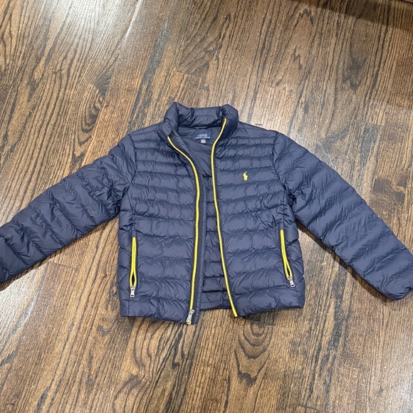 Polo Ralph Lauren Other - Polo by Ralph Lauren Kids Puffer Jacket in Navy and Yellow